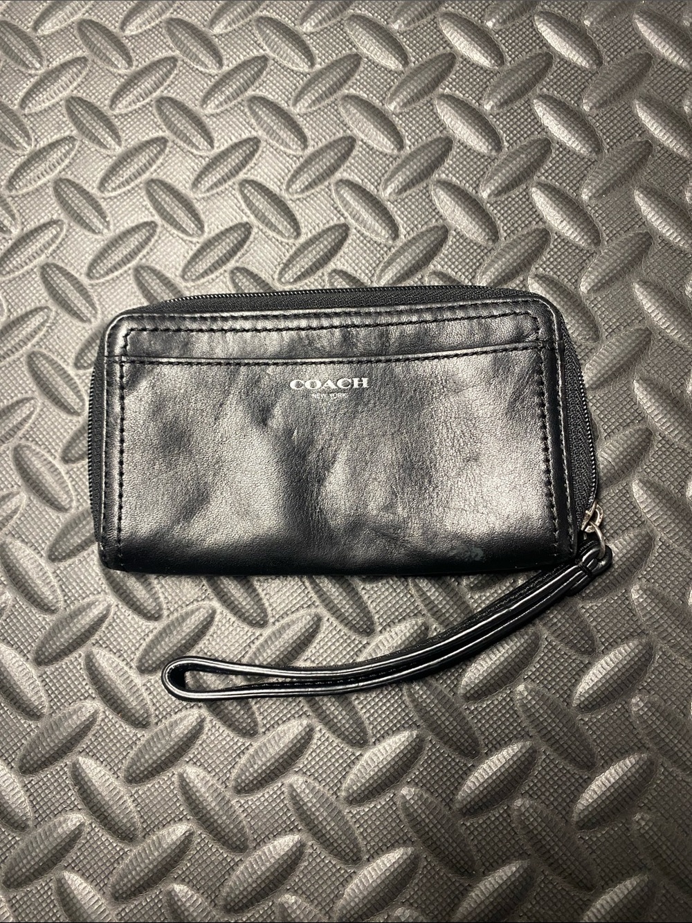 Coach  Small Black Leather Purse Credit Card Slots